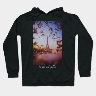 life is Beautiful tshirt, modern art, streetwear black Hoodie